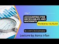 Chp 7||Account receivable and baddebts|| bs comm 2nd semester 