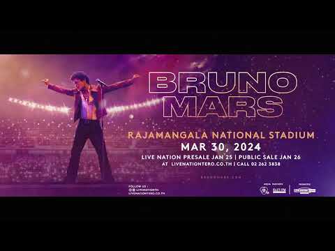 BRUNO MARS LIVE IN BANGKOK