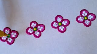Very Simple and Attractive Border Rangoli Design | Beginners Rangoli Design | सोपी बॉर्डर रांगोळी 