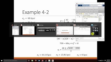 Mohrs Circle and Inventor