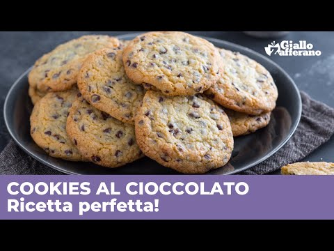 Video: Biscotti Americani Al Cioccolato