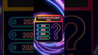 Unexpected Reactions About Quiz free fire india kab launch hoga #shorts #freefireindia screenshot 3