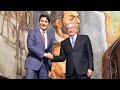 Saludo al primer ministro de Canadá, Justin Trudeau, en el ICM