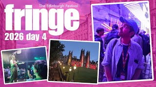 the Edinburgh Fringe 2026 vlog - day 4 | Badgers, Steve Burns: Alive, Monks, & more