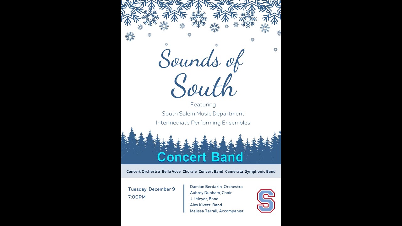 SSHS - Sounds of South - Concert Band - 12/09/2025