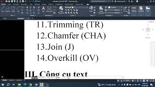 Tổng hợp tât cả lệnh tắt thường dùng để vẽ nhanh Autocad hơn bạn cần nhớ