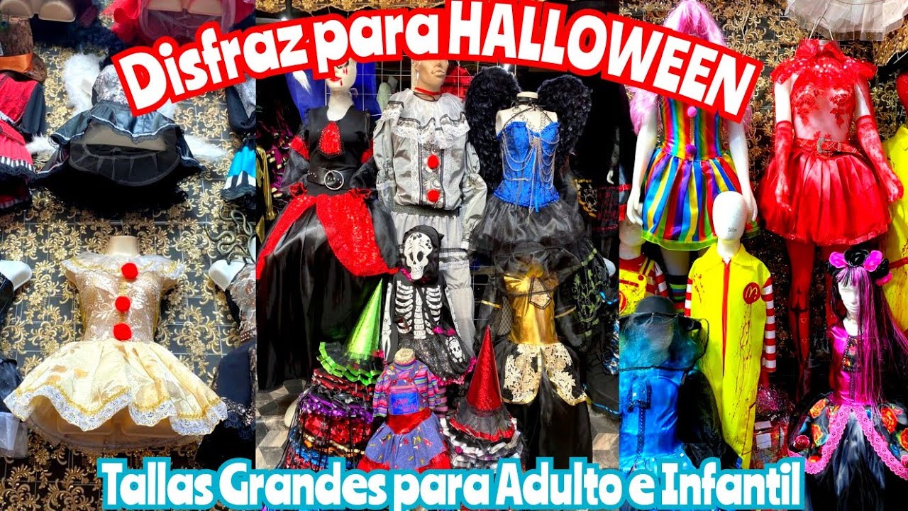 Callejón de Cabañas | Drisfraz para HALLOWEEN 🎃  Adultos e Infantiles | Tallas Grandes 👀