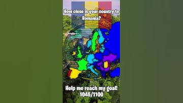 How close is your country to Romania || #istilleatkids #ae #mapping #maps #geotuber #romania #ae #aa