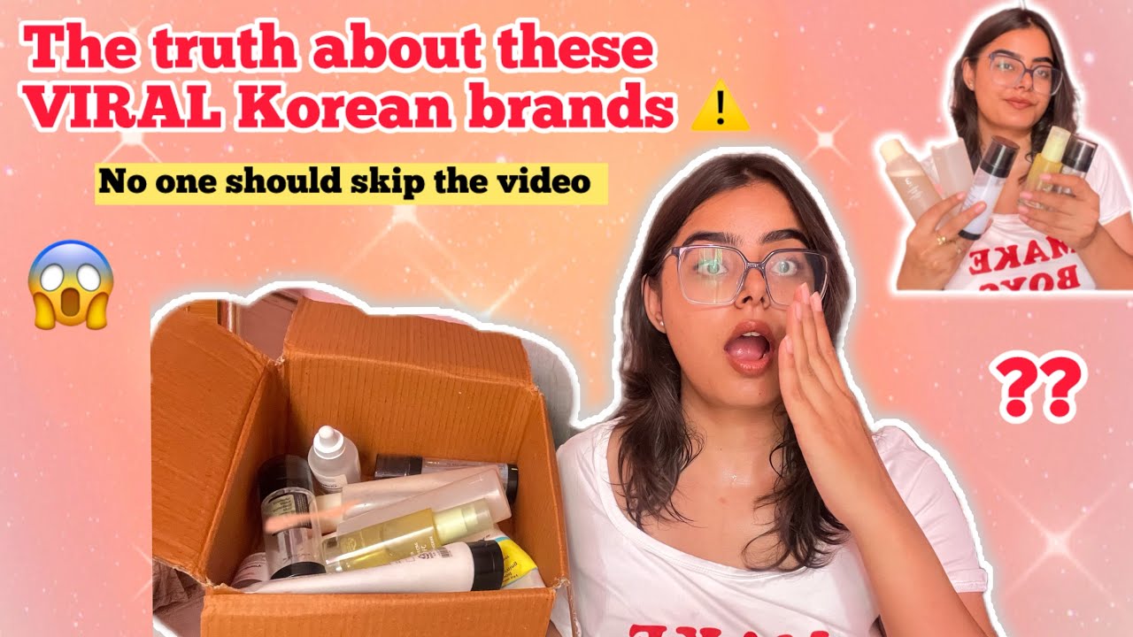 Is Korean skincare really worth the hype? Watch before Buying !!!!!