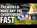 Palworld  how to make any pal 1 shot everything  fast level 50 xp large soul farm condenser guide