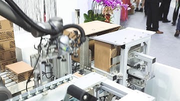 V3A027 TM Robot - Automatic Cardboard Box Folding (Packaging)