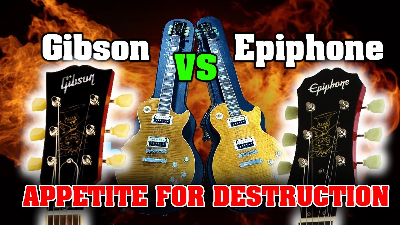 Gibson vs Epiphone Slash  Appetite for distribution [AFD]
