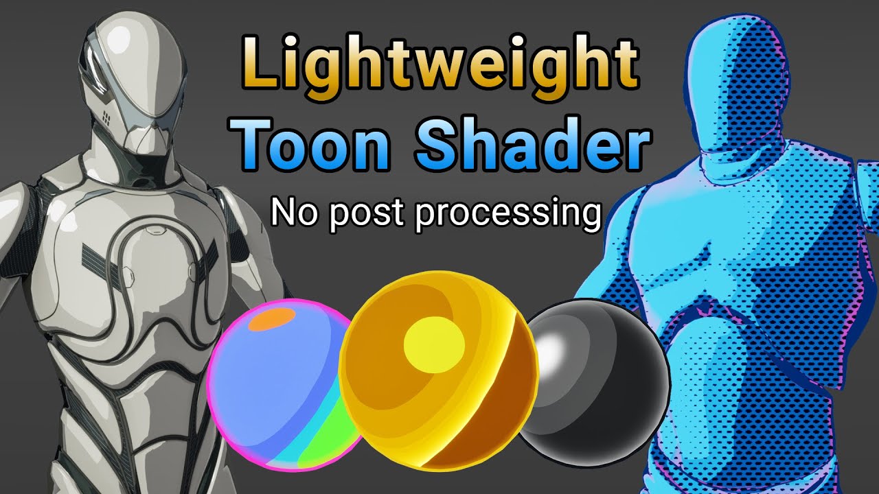 [UE5 Asset] Lightweight Toon Shader - Showcase - YouTube