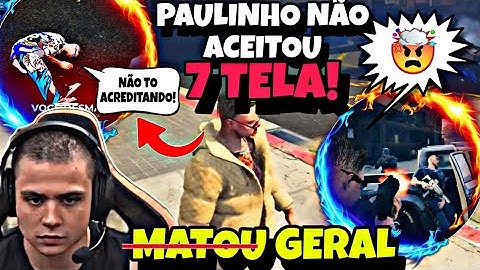 PAULINHO O LOKO não ACEITOU 7 TELA e TEVE QUE AGIR RÁPIDO! CONSEGUIU AMASSAR GERAL na CAPITAL! GTARP