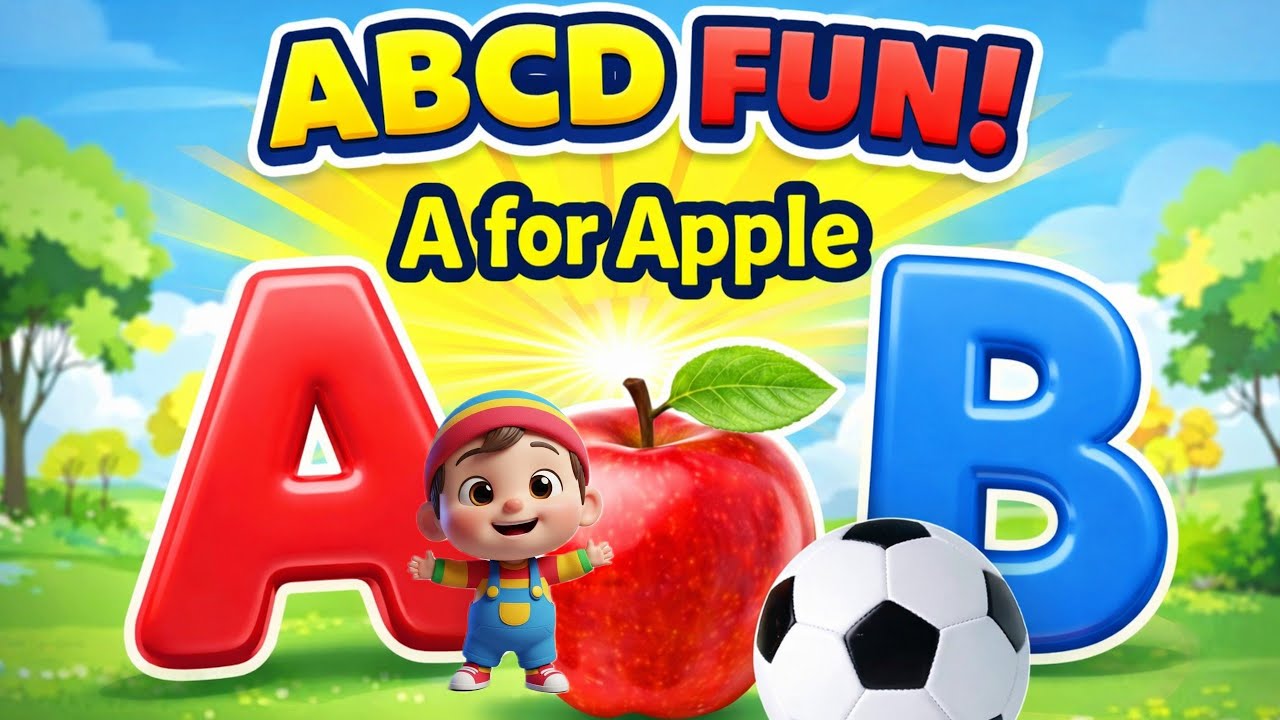 A for Apple B for Ball | ABCD बोलना सीखें | Junior Joy Special