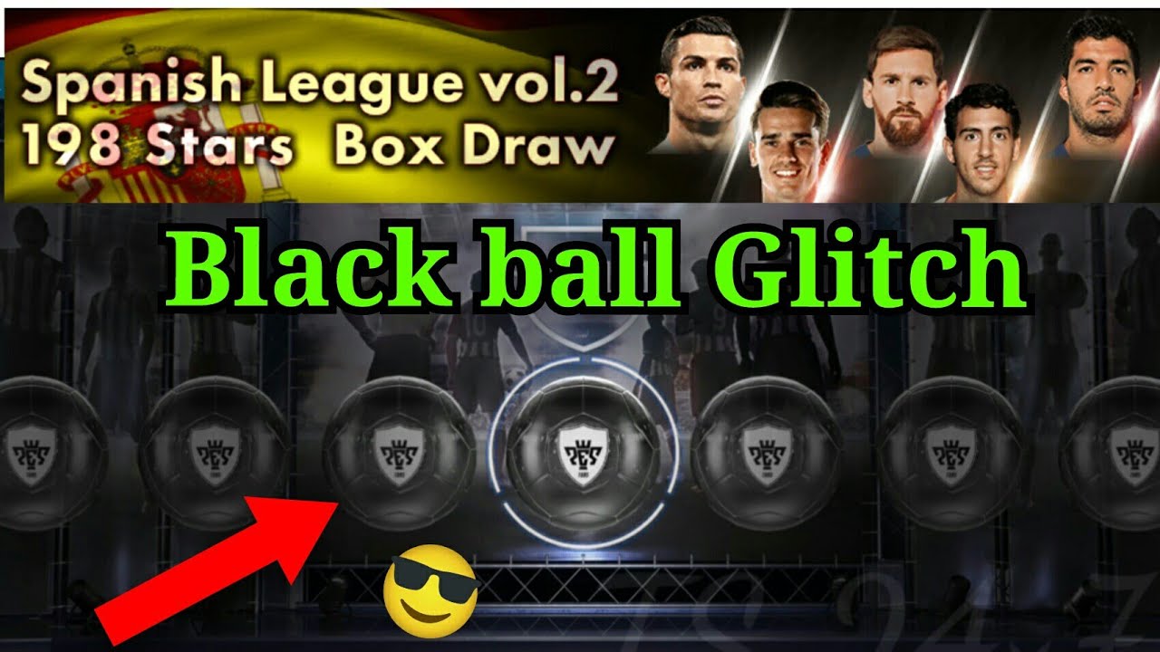 Black ball Glitch in SPANISH league 198 stars Pack Opening - PES 2018