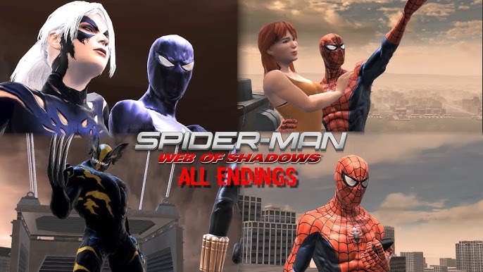 Spider-Man: Web of Shadows - All Good and Evil Choices (4 Endings) 