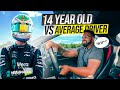 14 Year Old Teaches Average Driver To Drift | Thruxton Skid Pan Challenge