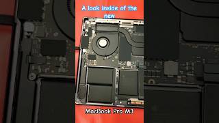The New Apple MacBook Pro M3 Chip inside look #shorts #macbookm3 #m3