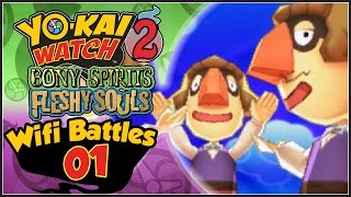 Yo-Kai Watch 2 - RANKED Competitive Online Wifi Battles - Part 1