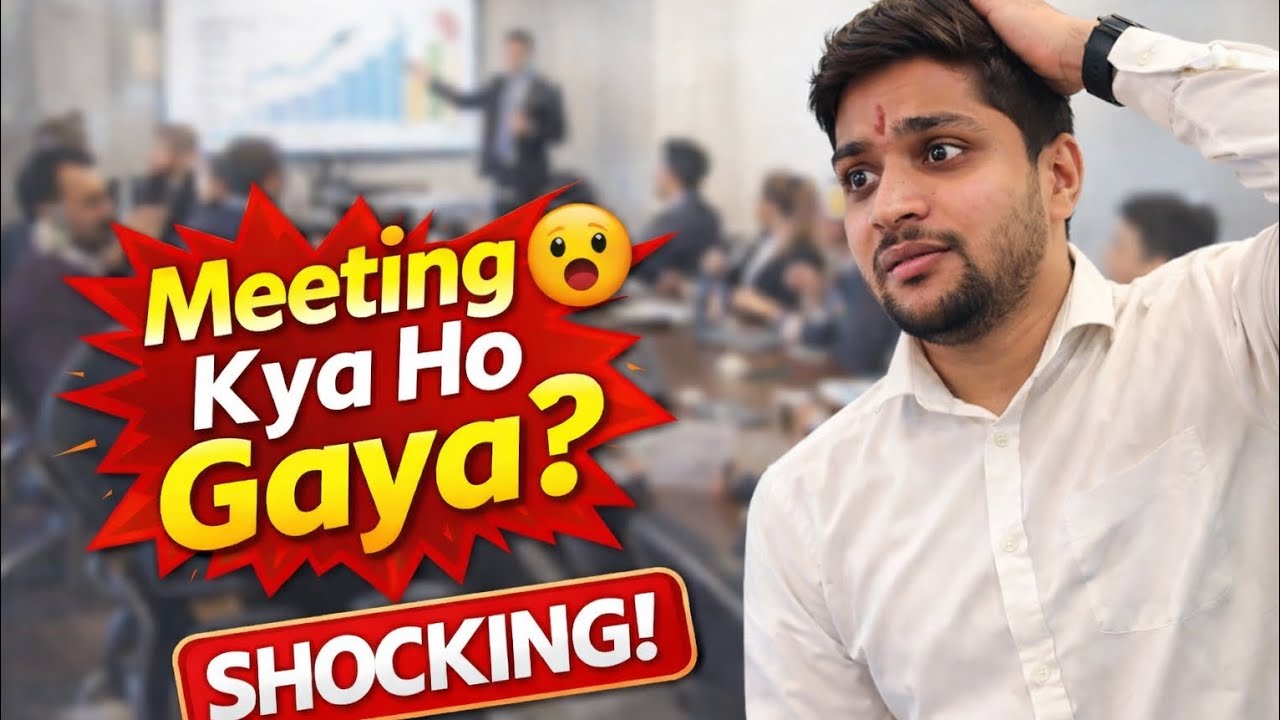 Team Meeting Me Aisi Situation Aa Gayi 😐 True M R  StoryMeeting Me Senior Ne Sabke Samne Ye Bol Diya