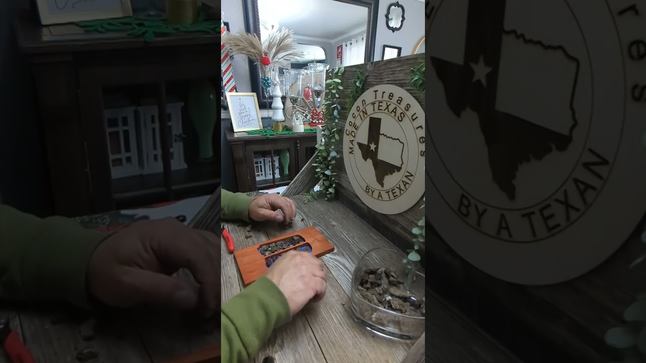 making 1911 grips of  epoxy and wood