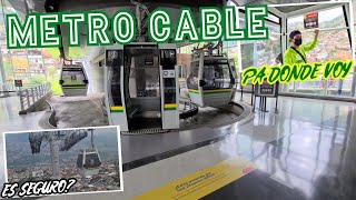 Metro cable de Medellín | ¿Este es el mejor transporte? | Recorrido por las estaciones | 4K