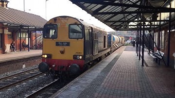 (HD) DRS class 20s 20303+20312 work RHTT though Barnsley on Grimsby to Bridlington