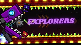 "Explorers" [Demon] By ‪@MATHIcreatorGD & ‪@SwitchStepGD 100% Complete (All Coins) / GD 2.2