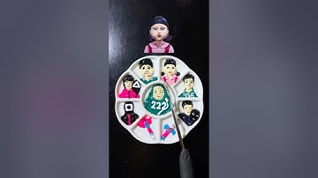 Squid Game 3 color mixing （Part 1） #squidgame  #squidgame2 #squidgame3 #colormixing