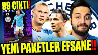 YENİ MANCHESTER CİTY PAKETLERİNİ AÇTIK! EN İYİ 99 GÜÇ KARTA TEK ATTIK! eFootball 23