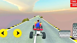 Extreme Uphill City ATV Bike Racing Stunts Game | ATV Bike Driving Games | Speed Racing ATV Bike screenshot 4