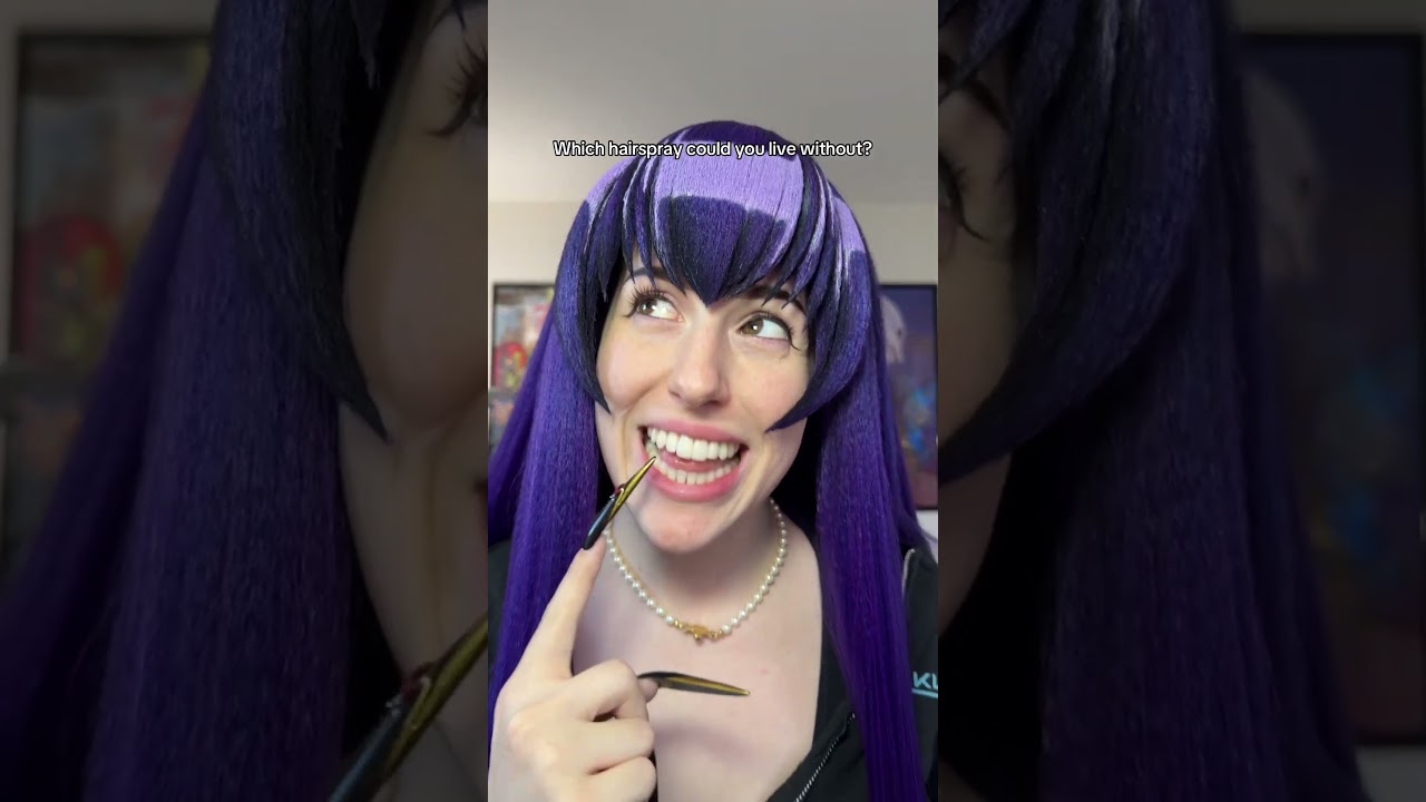 Hairspray debate #wigstyling #cosplay