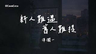 洋瀾一 - 新人難遇 舊人難提『你的名字像刺一樣扎根心底 偶爾觸及就會讓我痛到窒息 漸行漸遠的背影 模糊眼睛』【動態歌詞/PinyinLyrics】