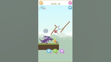 《Mr Bounce》Level 23 dragon #stickman #gameplay #walkthrough