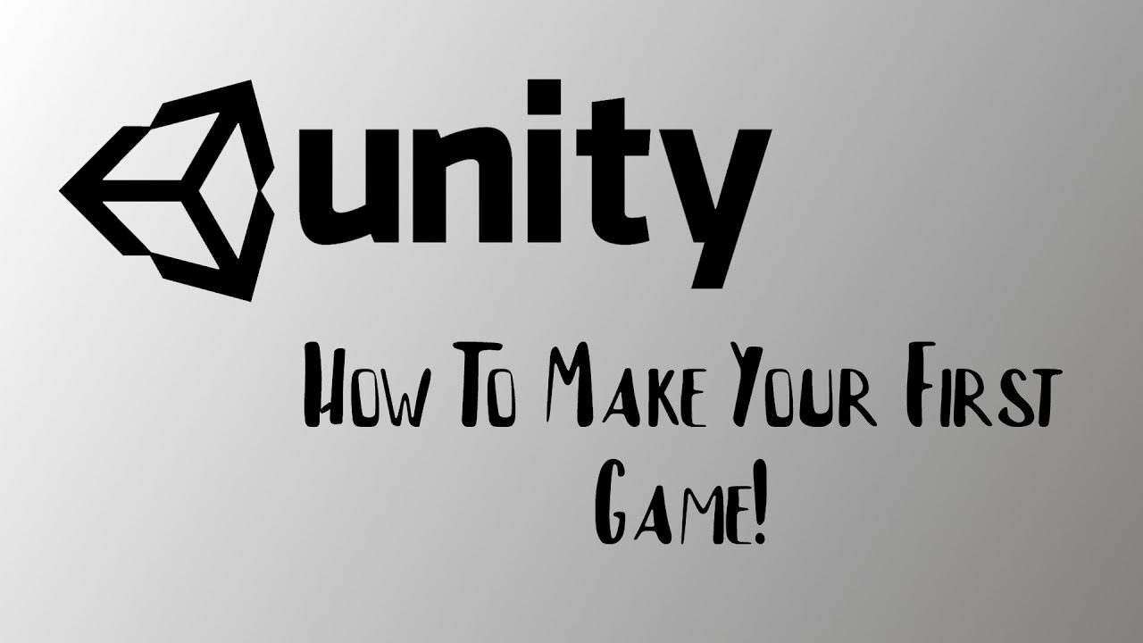 Basic Unity Tutorial - How to make your First Game - YouTube
