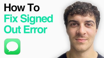 How To Fix “Imessage Is Signed Out” Error (Fix) (2025 Guide)