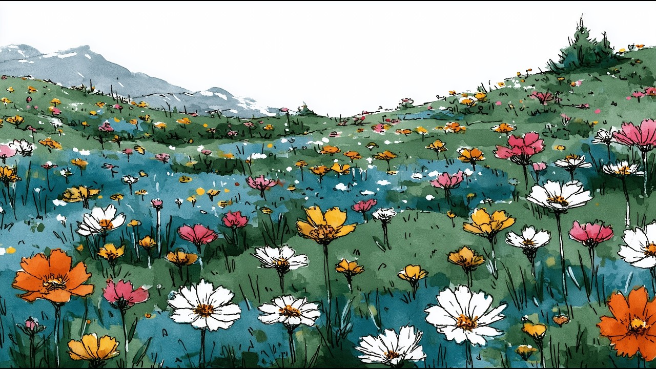 Visual Poems | Traveling the Alps in a Sketchbook