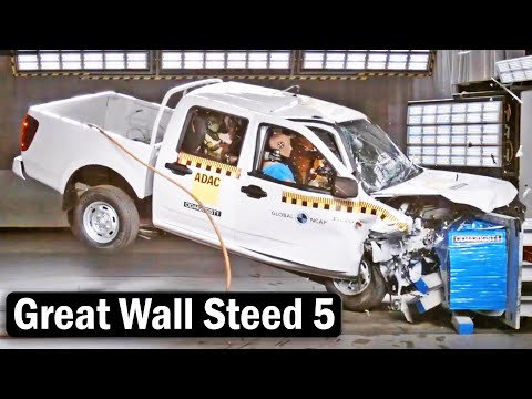 Great Wall Steed 5 Crash Test - Zero stars for Chinese pickup - NCAP Crash & Safety Test