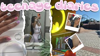 Teenage Diaries 012  Grwm Six Flags Ootd Etc 