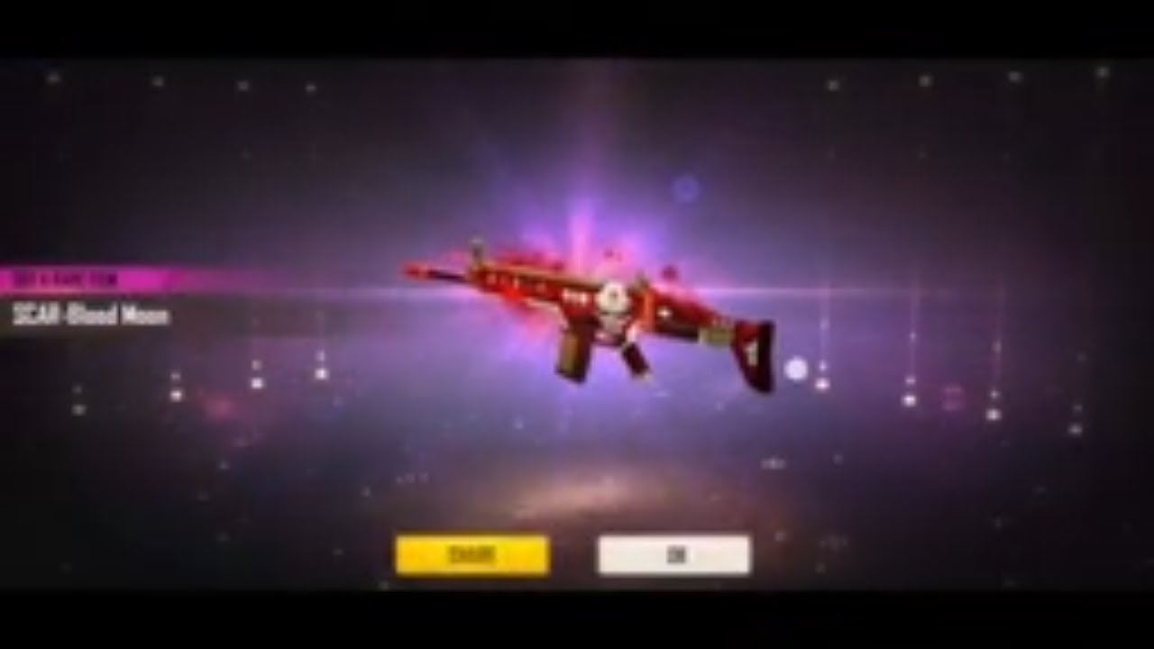 permanent gun skin in free fire - YouTube
