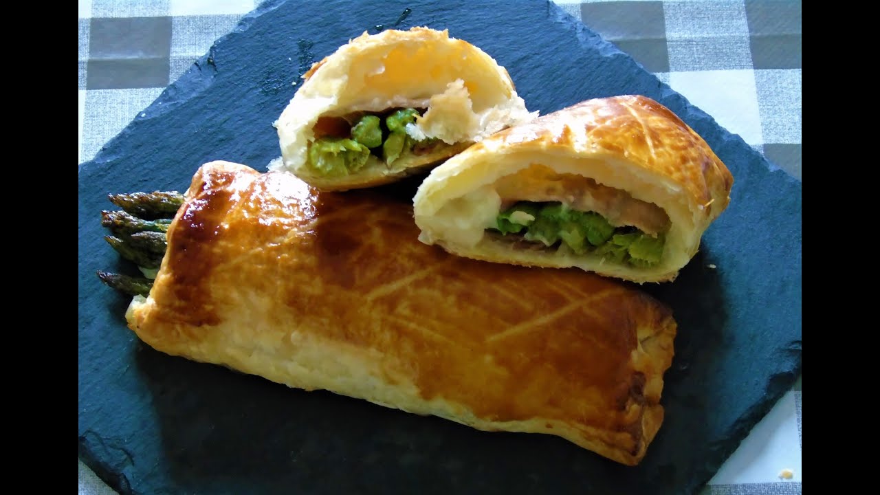 roulé aux asperges