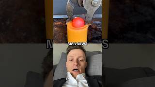 Red Hot Metal Ball VS Nut Butter | Man News (via melting_l on tt) experiment satisfying react