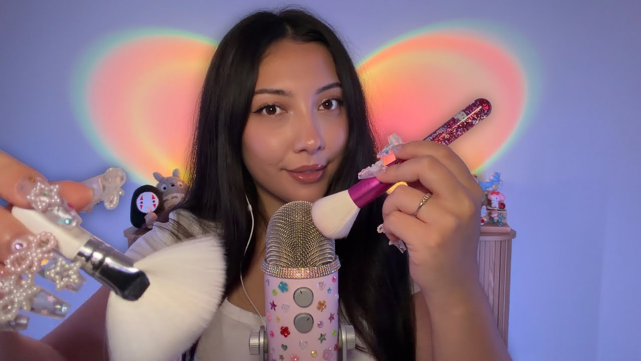 ASMR brushing u into a deep sleep through ur earphones