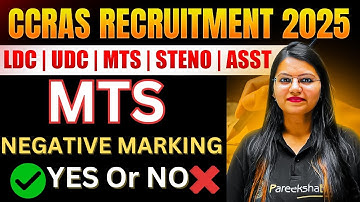 CCRAS | MTS | Negative Marking | Exam Review | Exam Analysis | Fariha Ma