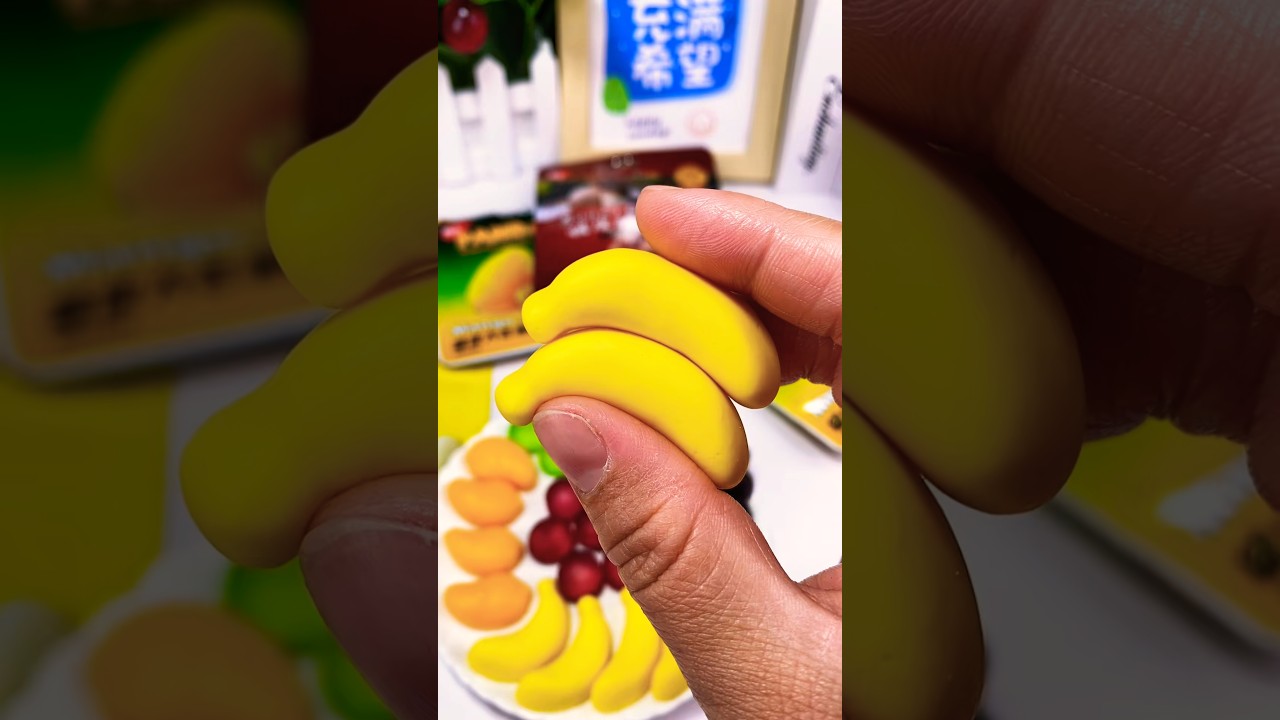 Cute mini candy opening video spreading happiness and calm 