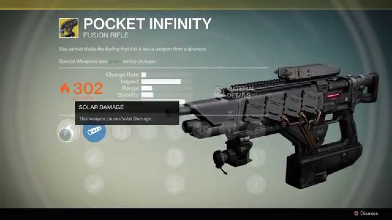 Destiny Obtaining the POCKET INFINITY (FINALLY) YouTube