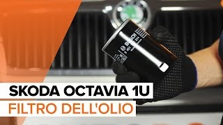 Dove si trova Filtro olio motore SKODA: manuale video