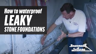 How to Waterproof Leaky Stone Foundations