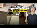 PARTES IMPORTANTES de un ESCRITORIO de MELAMINA ✅
